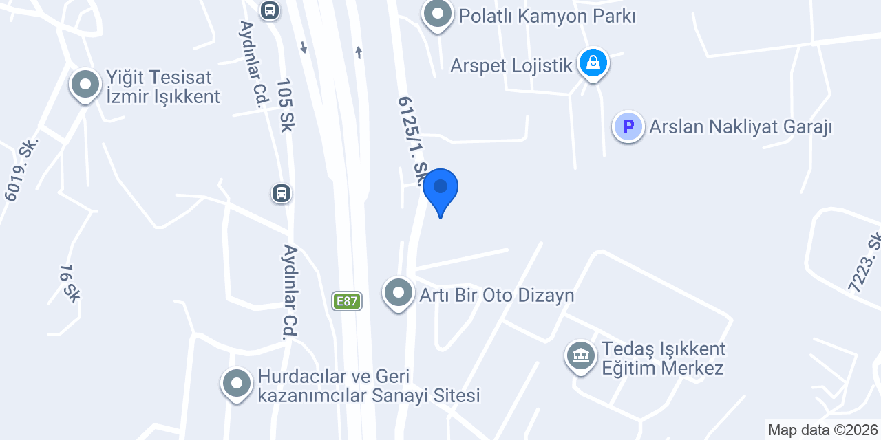 Egeline Yeddiemin Deposu konumu
