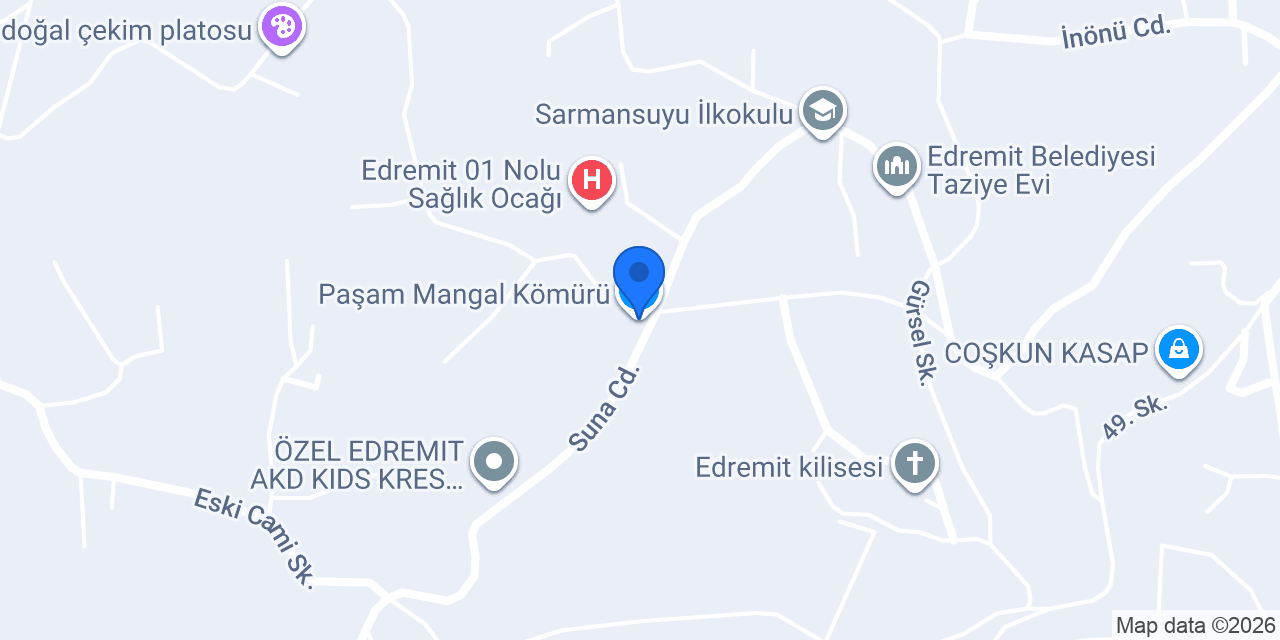 Paşam Mangal Kömürü konumu