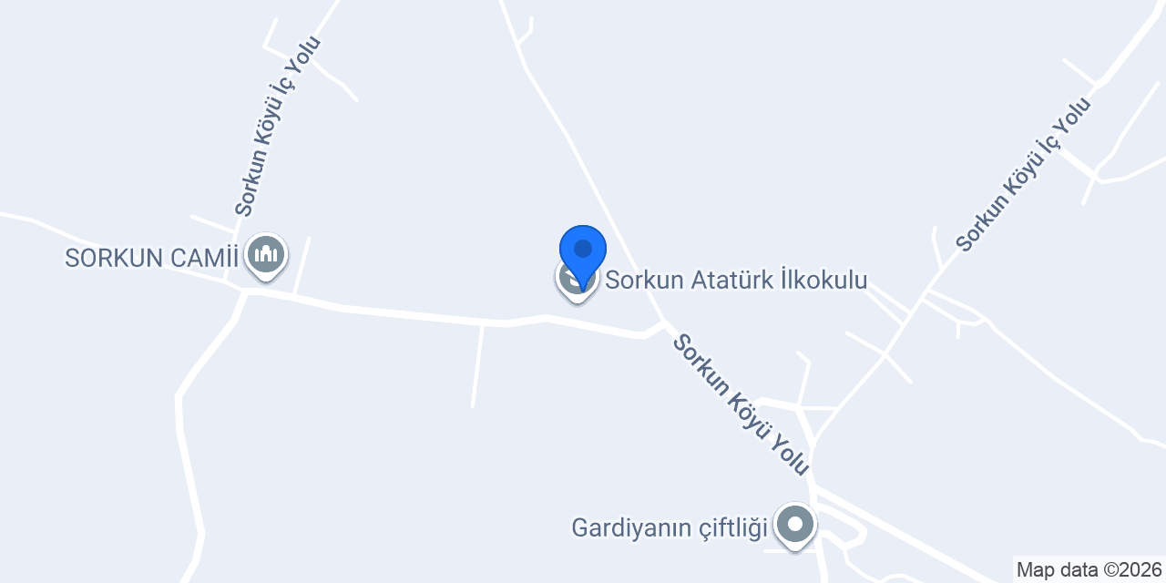 Sorkun Atatürk İlkokulu konumu