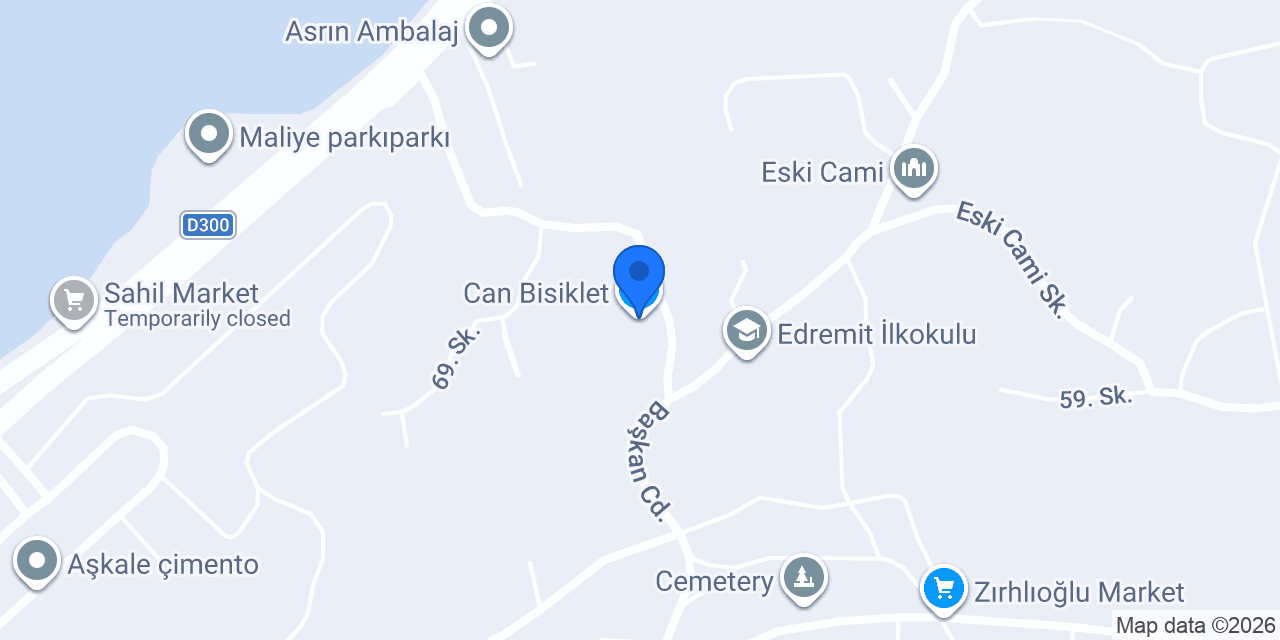 Can Bisiklet konumu