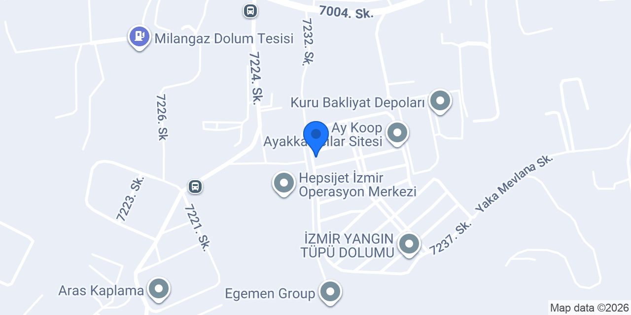 Yağmur Palet konumu