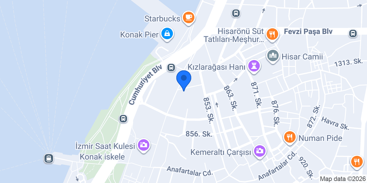 Ilıca Hukuk Bürosu konumu