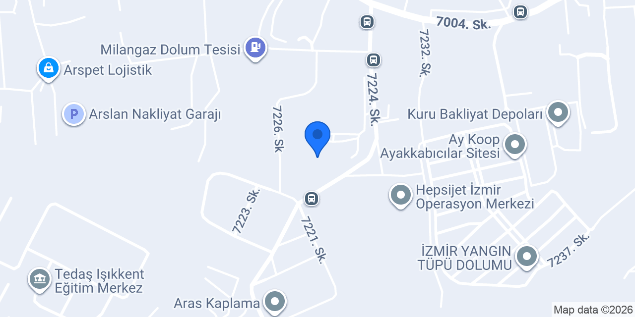 Lida Lojistik ve Depolama konumu