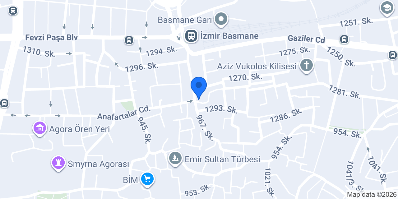 Tarihi Basmane Fırını konumu