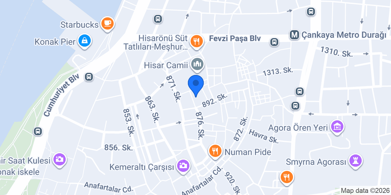 NET CAR İZMİR konumu