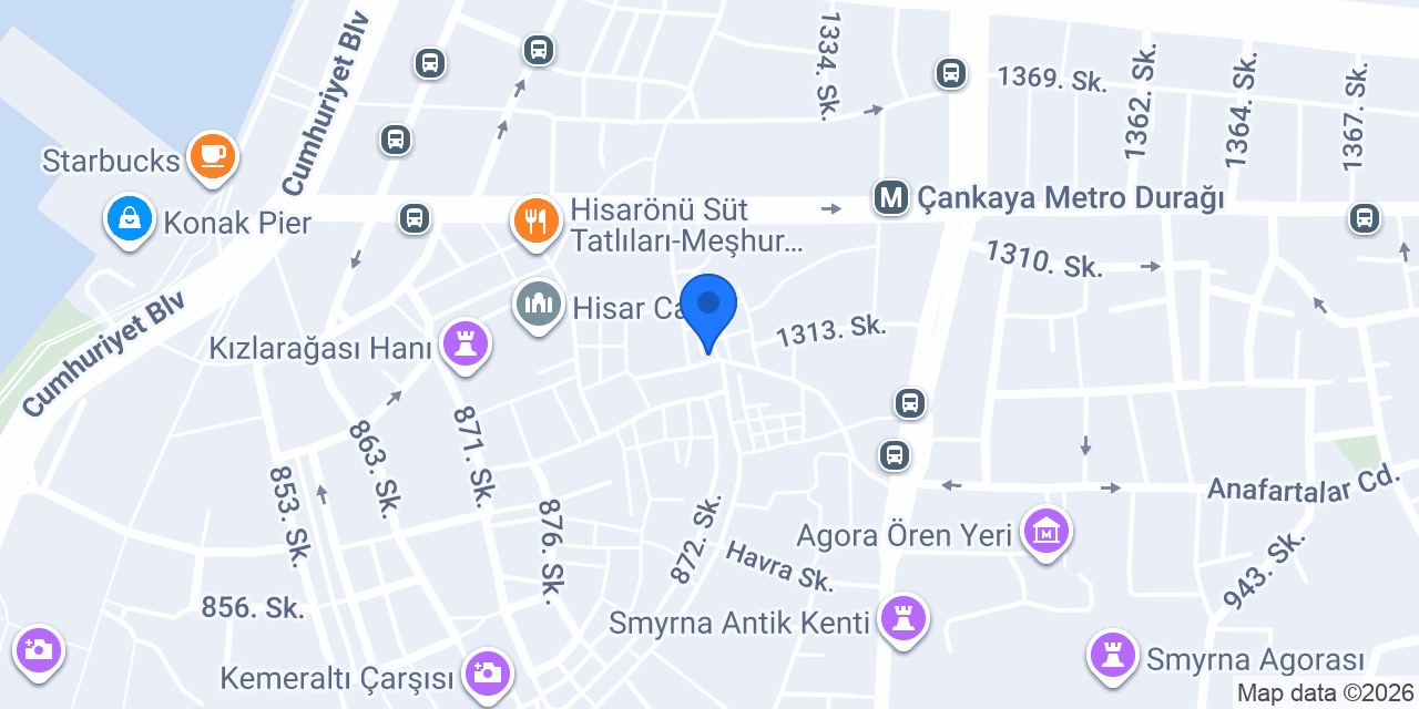 Sezer Konfeksiyon konumu