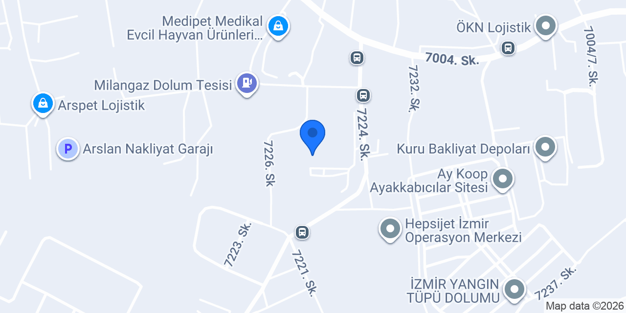 TST Gıda Ve Su San. Tic. A.Ş. konumu