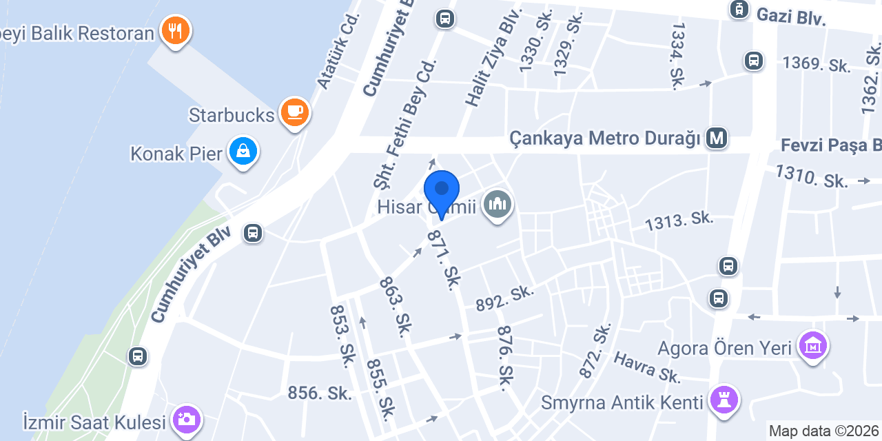 izmir Bitkisel konumu