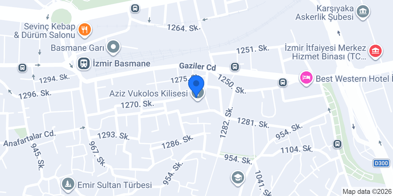 İzmir Basın Anı Evi konumu