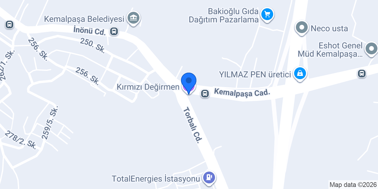 Kırmızı Değirmen konumu