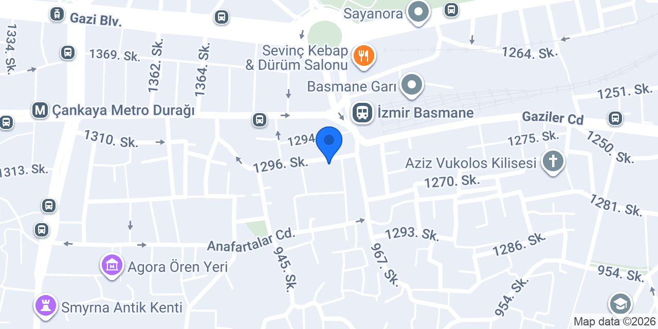Yıldız Palas Otel konumu