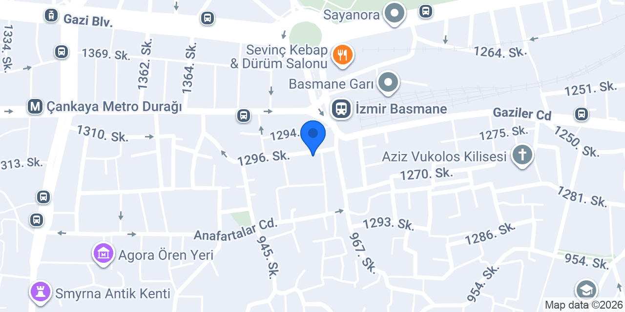 Akıncı Otel konumu