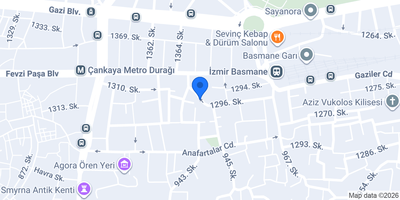 Hancı Otel konumu