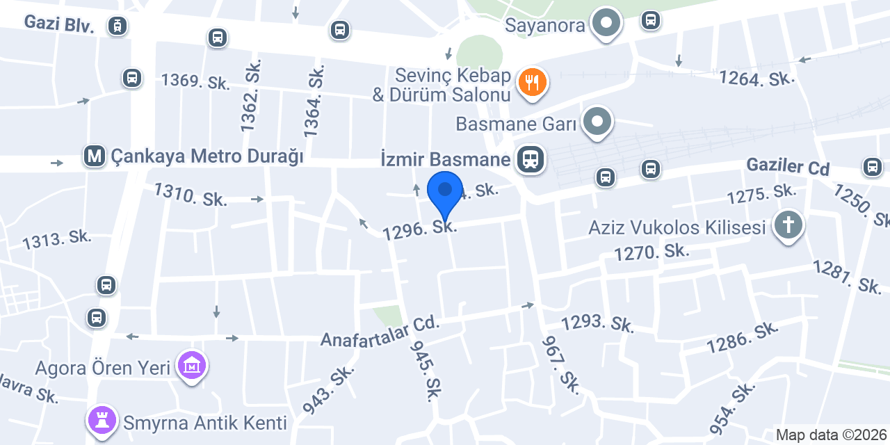 Çam Palas Otel konumu