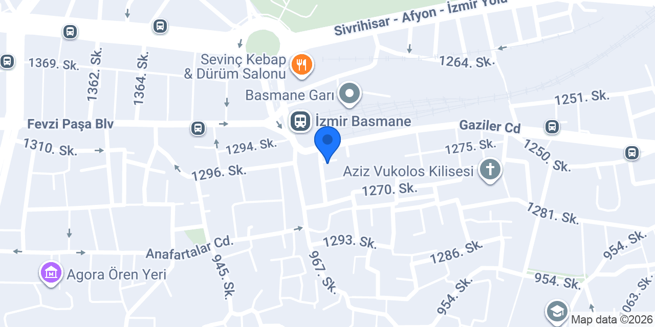 Otel Çetinkaya konumu