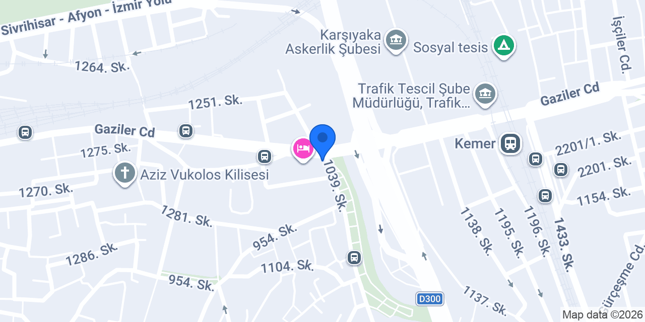 Aziziye Eczanesi konumu