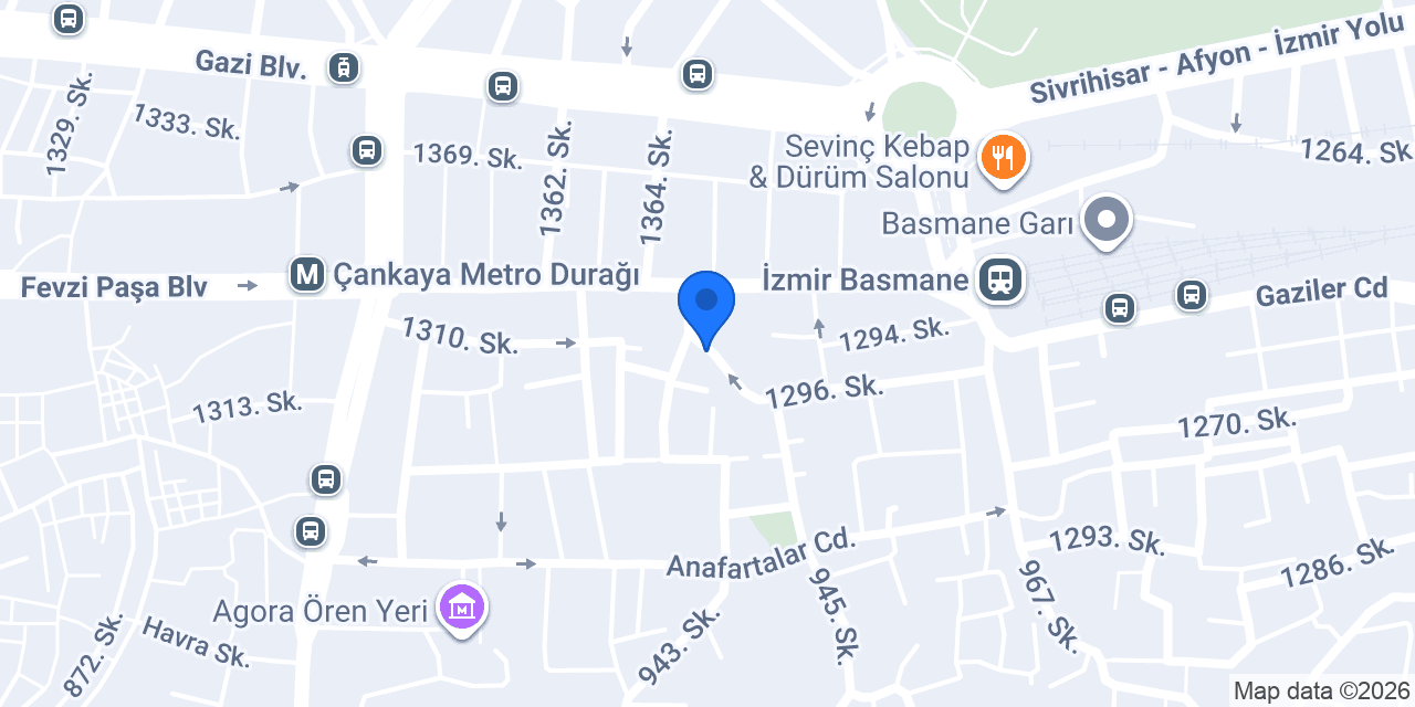 Otel Derya konumu