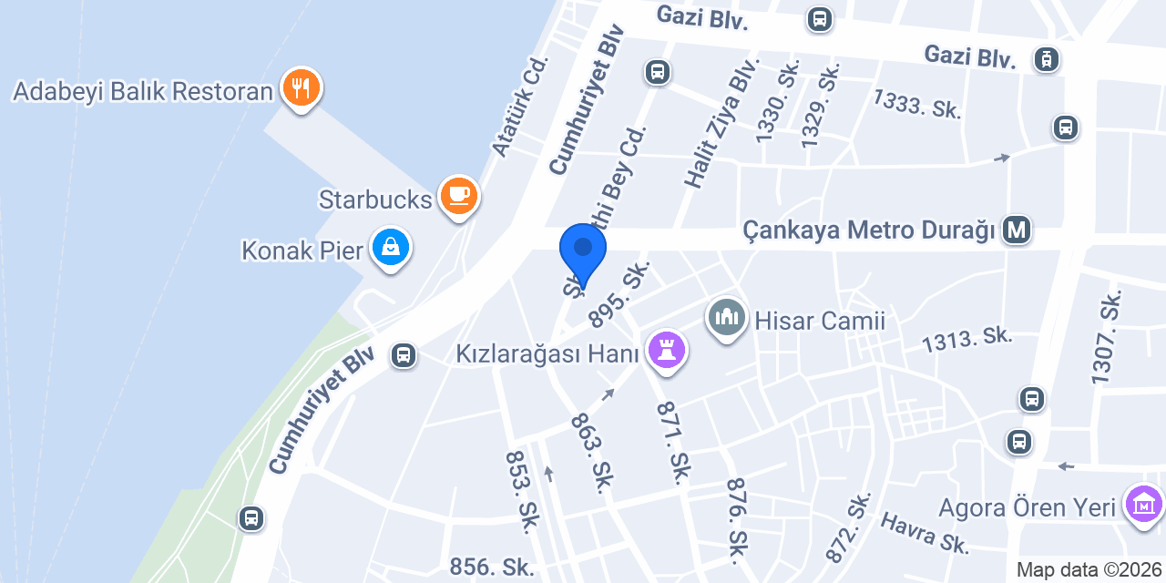 İzmir Saşha Club konumu