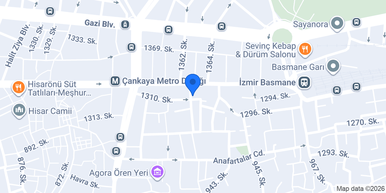 Enes Erkek Kuaförü konumu