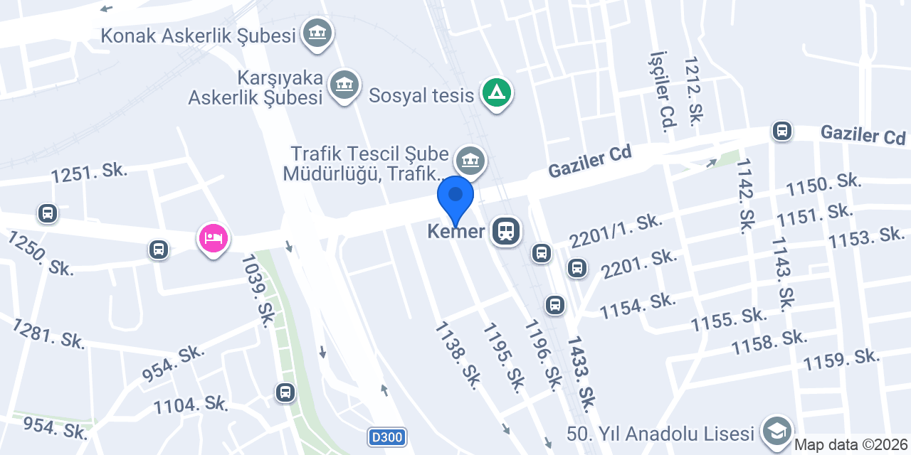 İzmir Sürgit Psikoteknik konumu