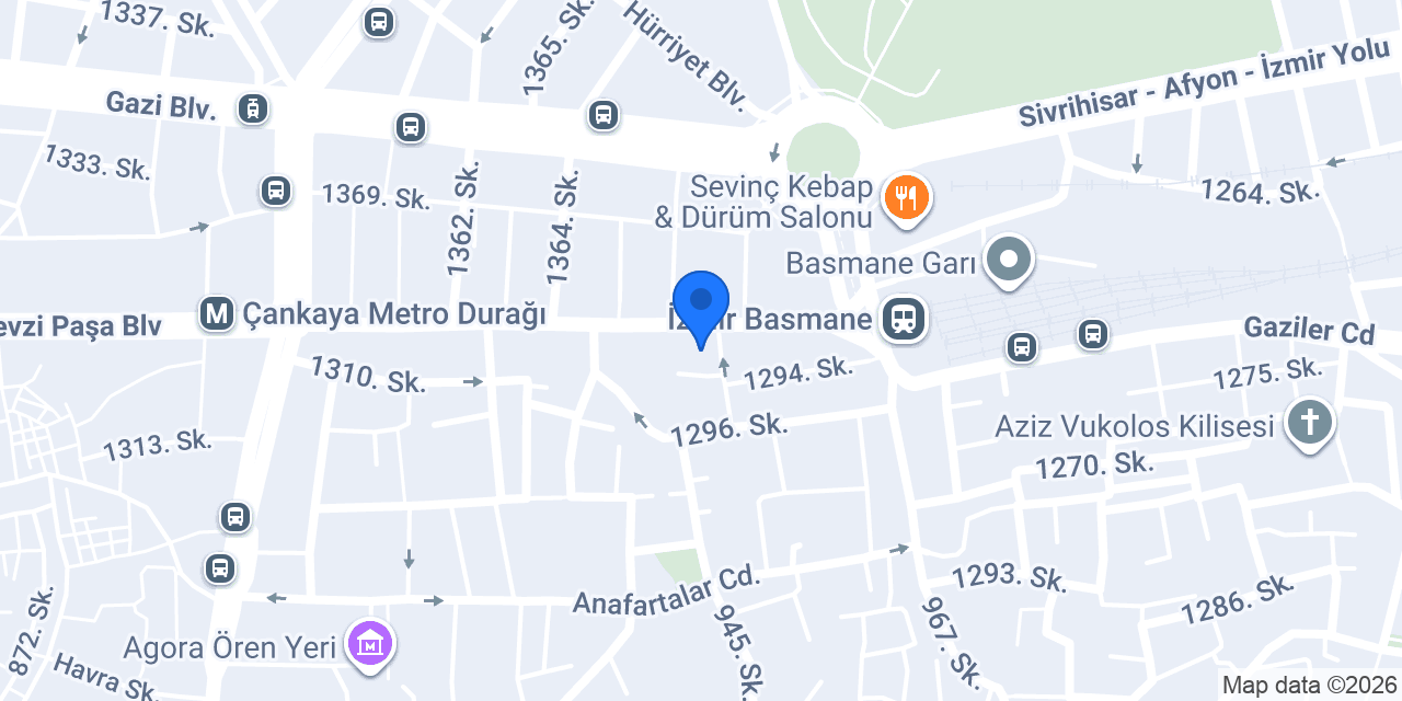 İzmir Eğitim Diş Hastanesi konumu