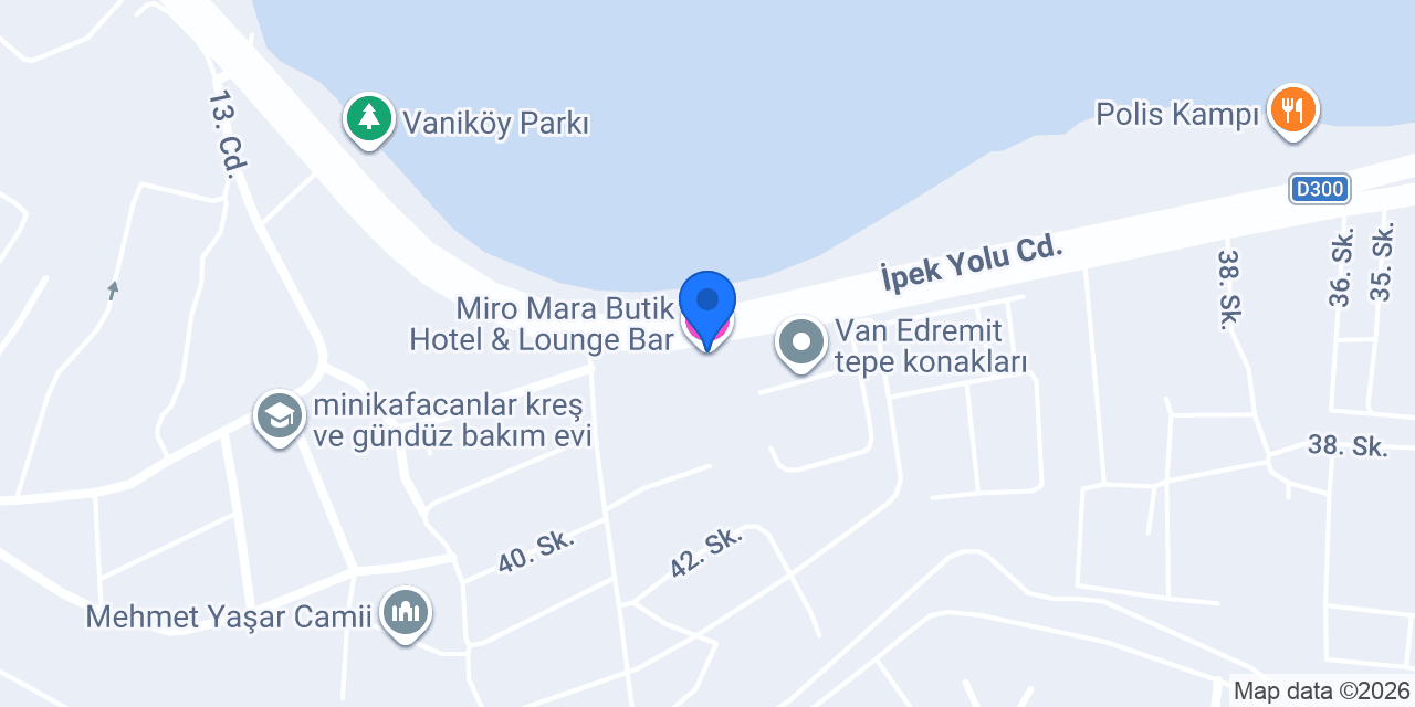 Miro Mara Butik Hotel & Lounge Bar konumu