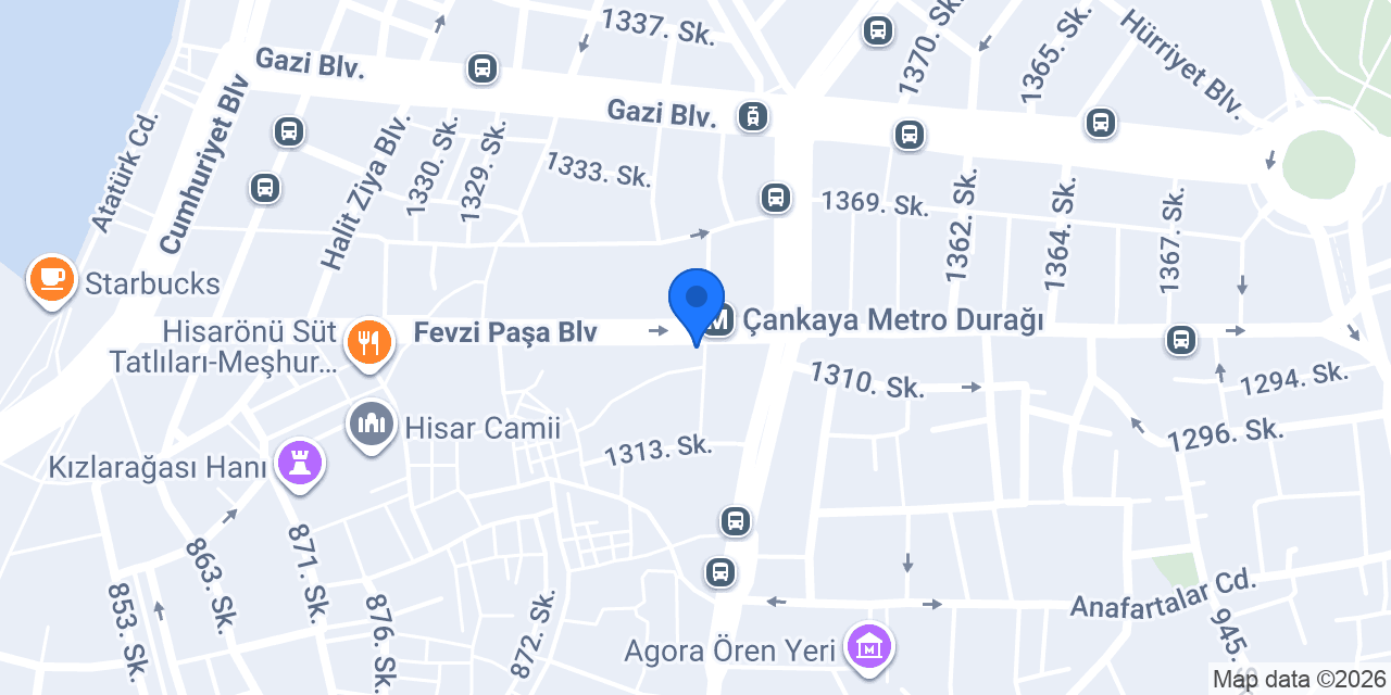 Emali Fırın Kafe konumu