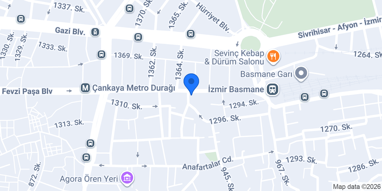 Ptt Konak Posta Dağ. ve Topl. Merkezi konumu