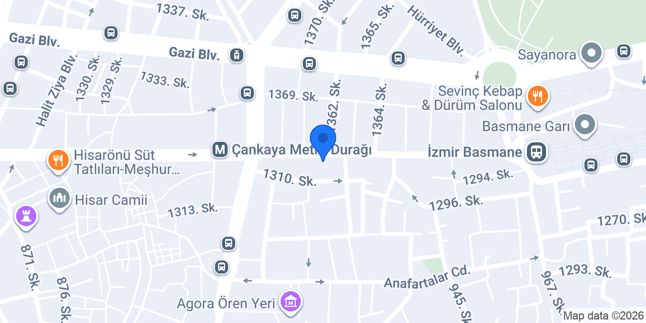 Hatay Unlu Mamülleri konumu
