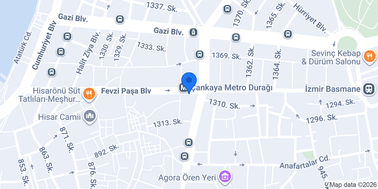 İzmir Online Arapça konumu