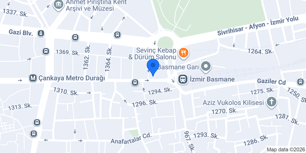 Alves Hotel İzmir konumu