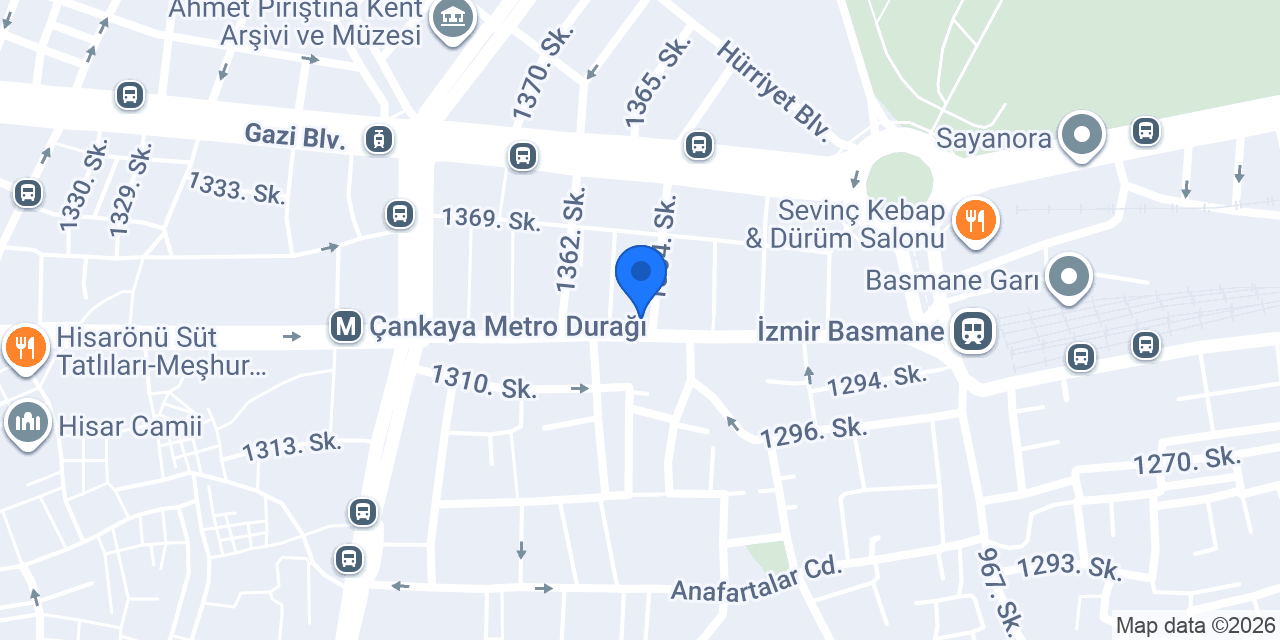 Halkbank Basmane Şubesi konumu