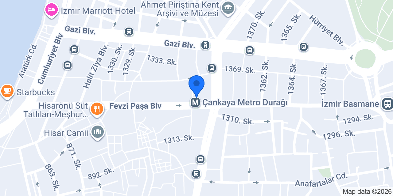İzmir 2. Noterliği konumu