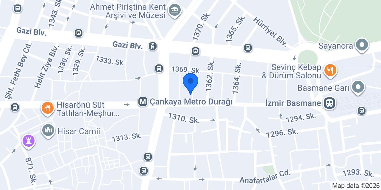 Otel Dinlen konumu