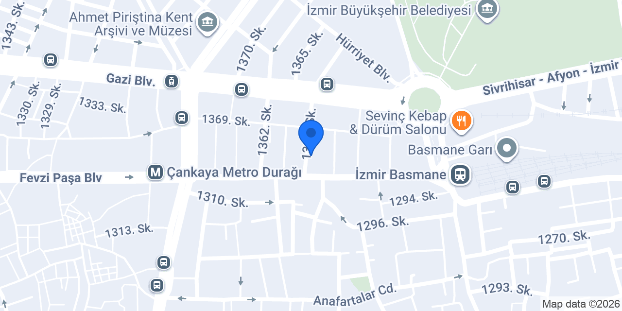 Otel Kabaçam konumu