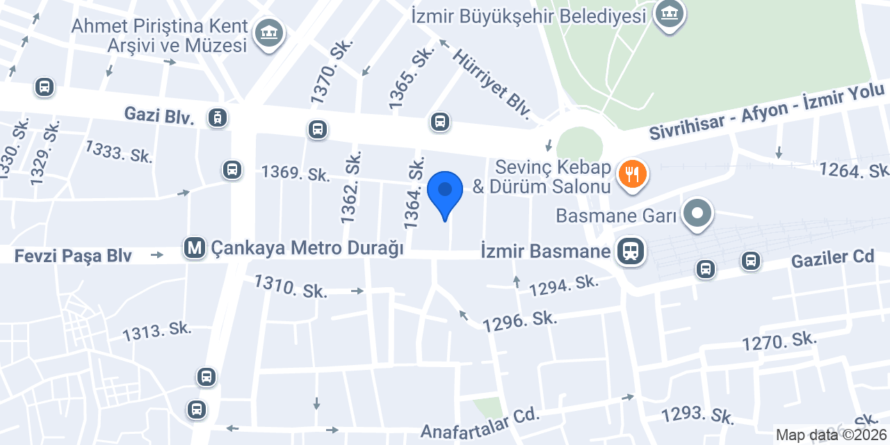 Aras Kargo Basmane Şubesi konumu