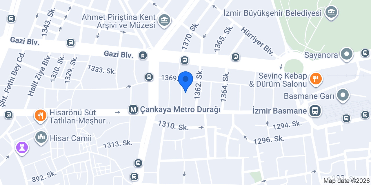 marina hotel izmir konumu