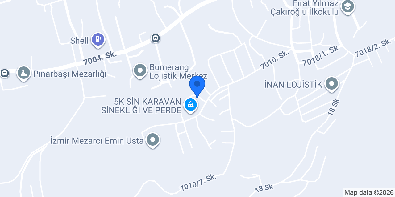 5K İNŞAAT MOBİLYA DEKORASYON® konumu