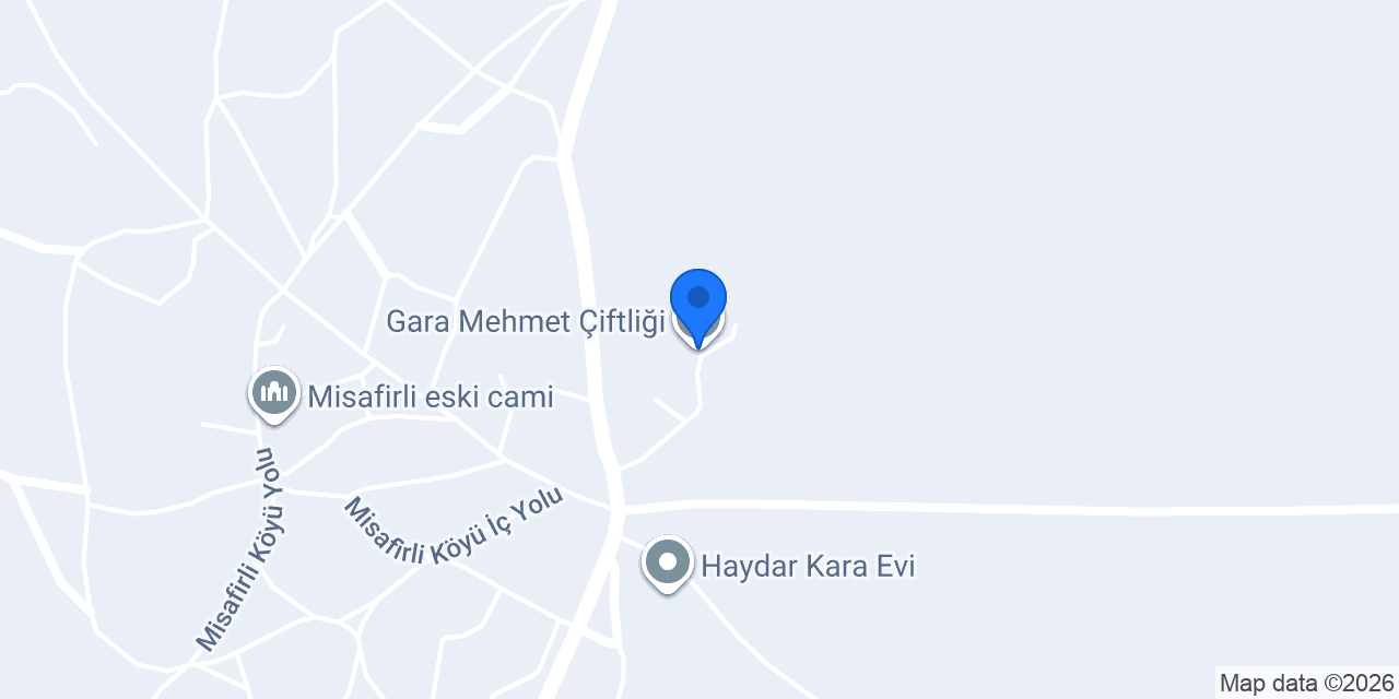 Gara Mehmet Çiftliği konumu