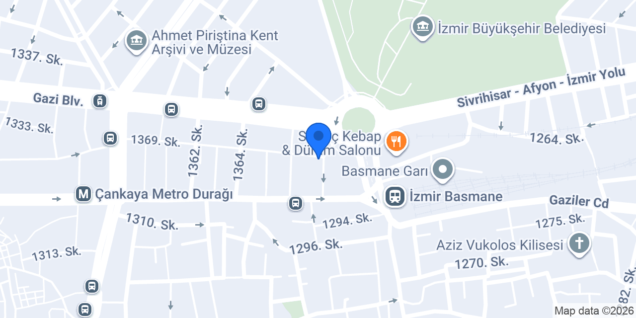Otel Gönen Palas konumu