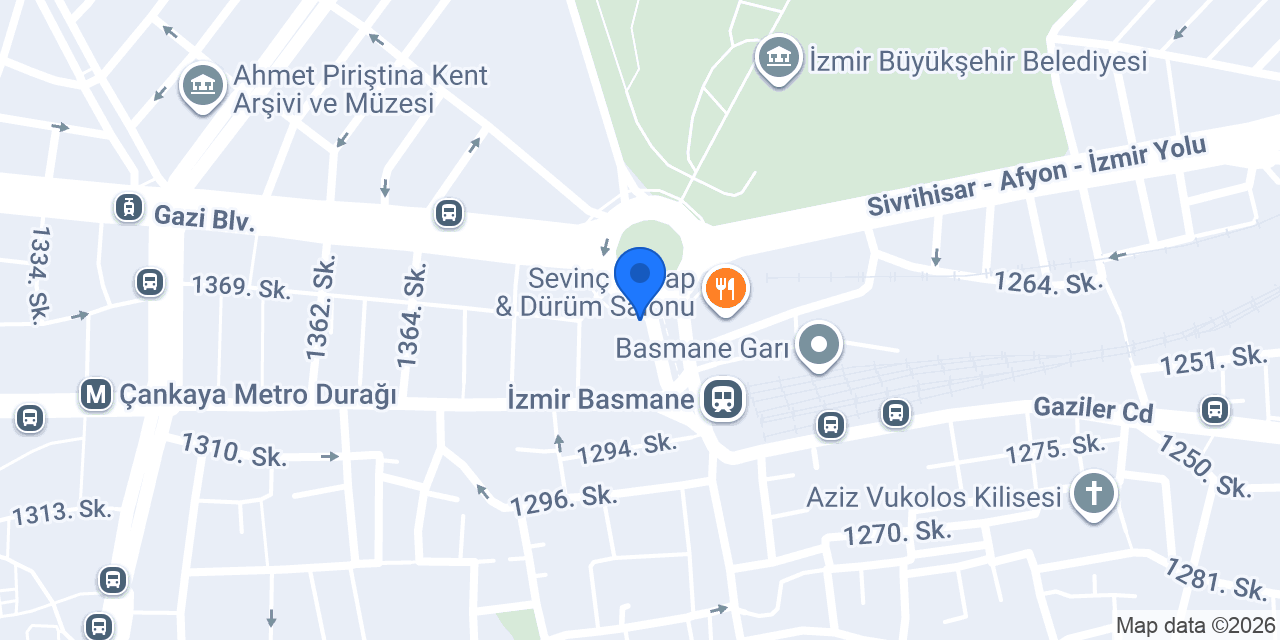 Basmane Merkez Taksi konumu