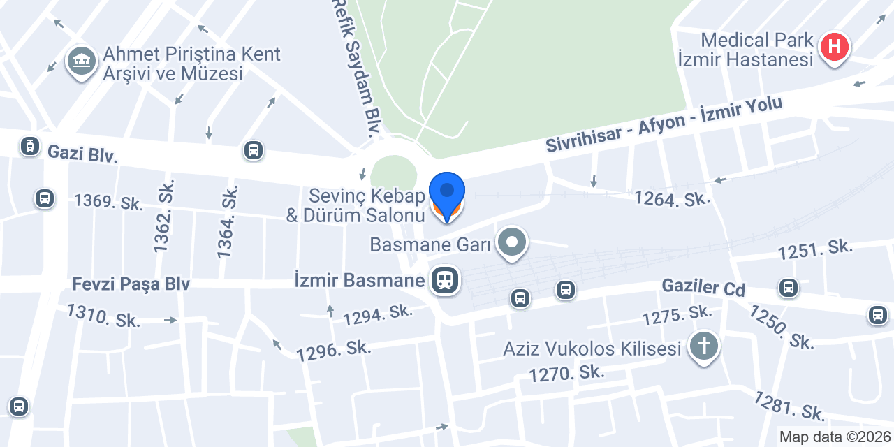 Sevinç Kebap & Dürüm Salonu konumu