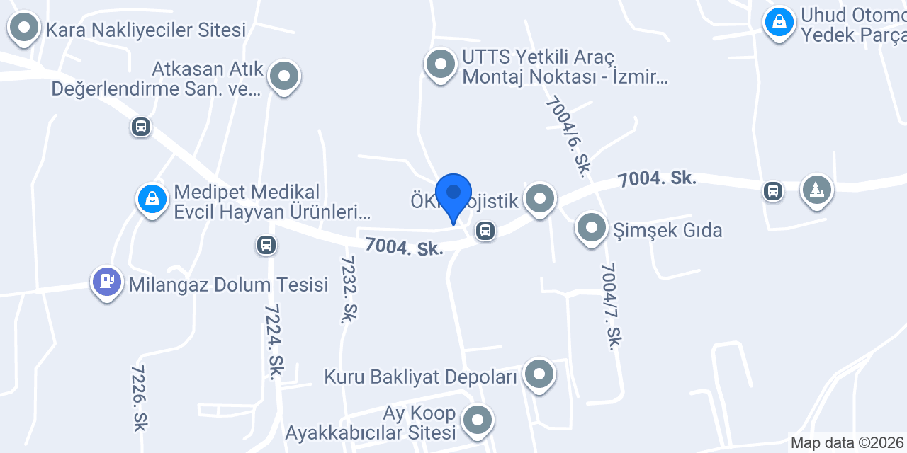 kumsal Transport Lojistik konumu