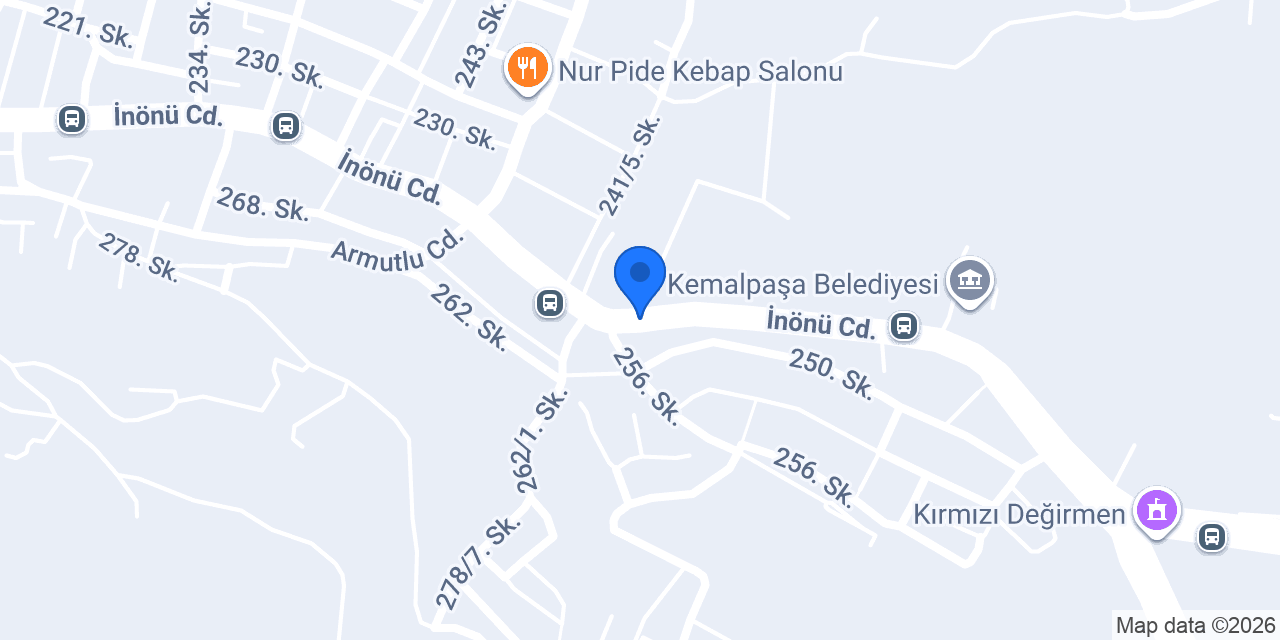 ATİNAR HAFRİYAT~KEMALPAŞA konumu