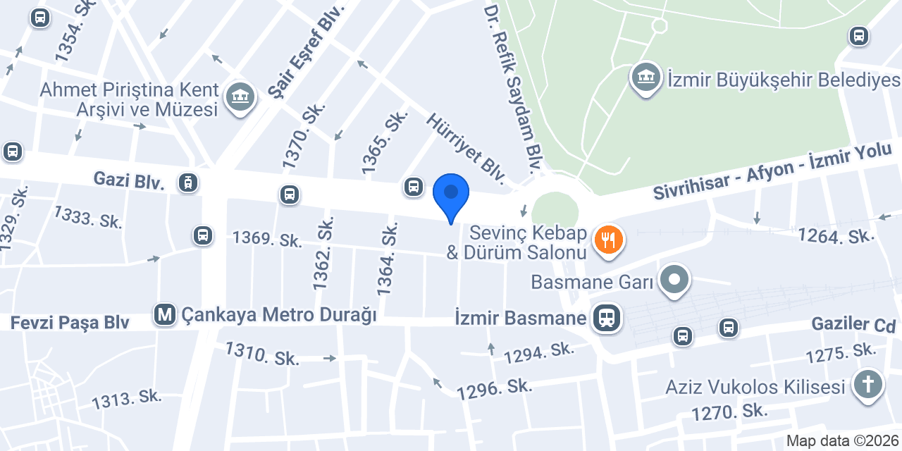 Ontur Otel İzmir konumu