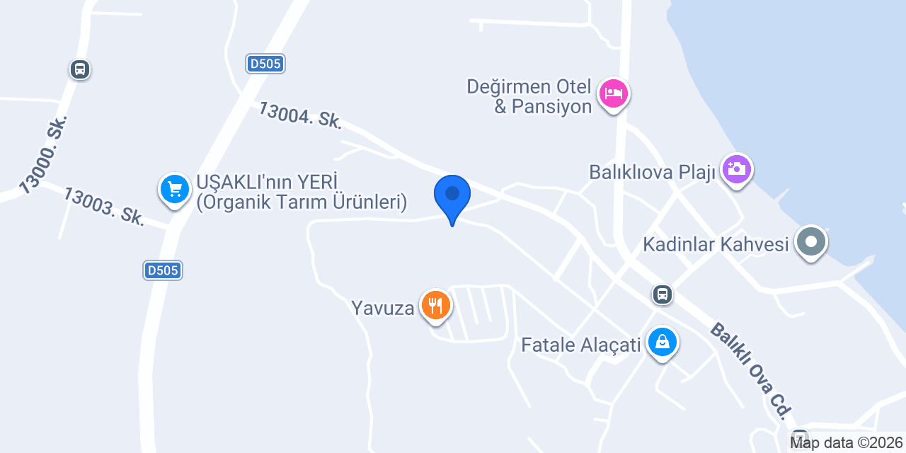 Balıklıova Bungalov konumu