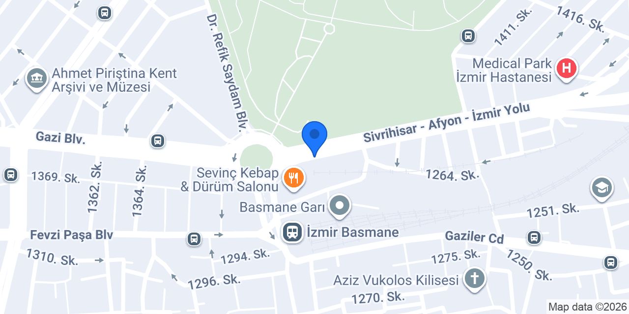 May Park Hotel İzmir konumu
