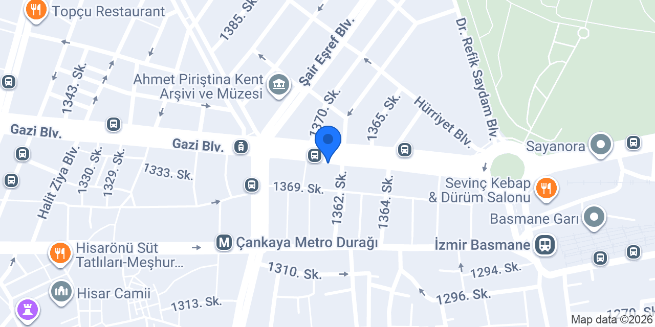 Grand Hekimoğlu otel konumu