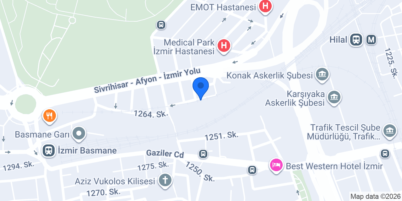 Huzur Konaklama konumu