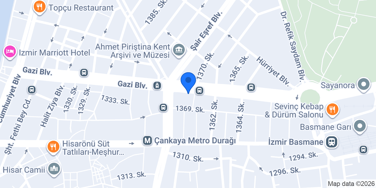 Katılımevim İzmir Konak Şube konumu